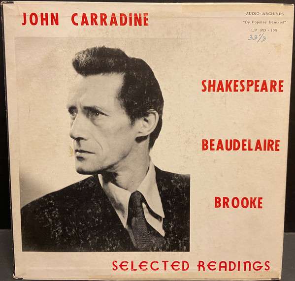 John Carradine – Selected Readings Vinyl